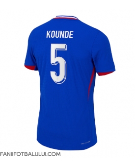 Franța Jules Kounde #5 Tricou Fotbal Replică European 2024 Barbati Acasa